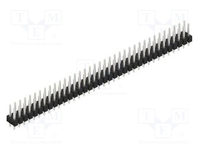 Connector: pin strips; pin header; male; PIN: 72; 2.54mm; THT; 2x36