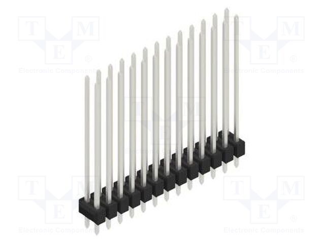 Connector: pin strips; pin header; male; PIN: 26; 2.54mm; THT; 2x13