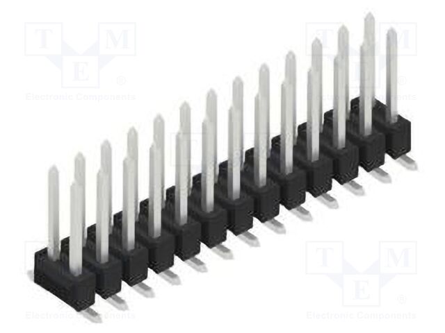Connector: pin strips; pin header; male; PIN: 26; 2.54mm; SMT; 2x13