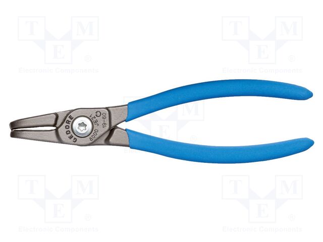 Pliers; for circlip; internal; 19÷60mm; Pliers len: 170mm; angular