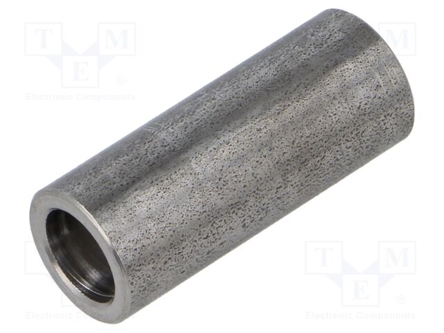 Spacer sleeve; 8.2mm; cylindrical; stainless steel; Øint: 12mm