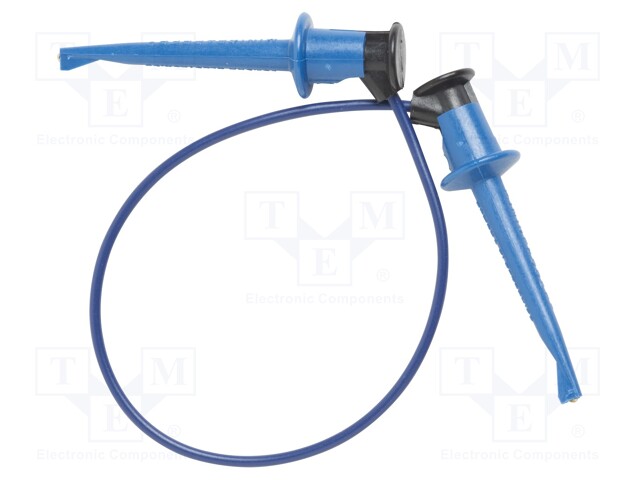 Test lead; 60VDC; 30VAC; 5A; Len: 0.3048m; blue; Insulation: nylon
