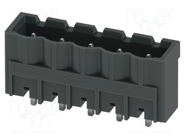 PCB headers, nominal cross section: 2.5 mm?, color: black, n