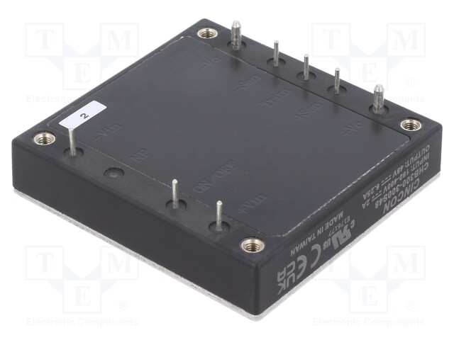 Converter: DC/DC; 300W; Uin: 180÷425V; 48VDC; Iout: 6.25A; 90g