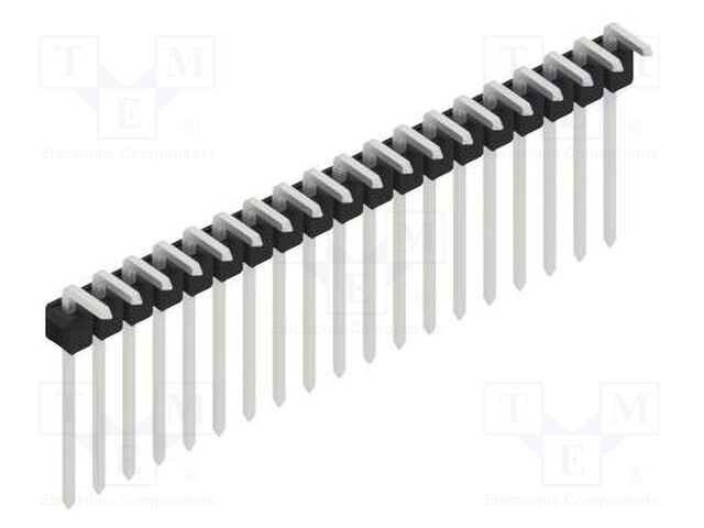 Connector: pin strips; pin header; male; PIN: 19; 2.54mm; THT; 1x19