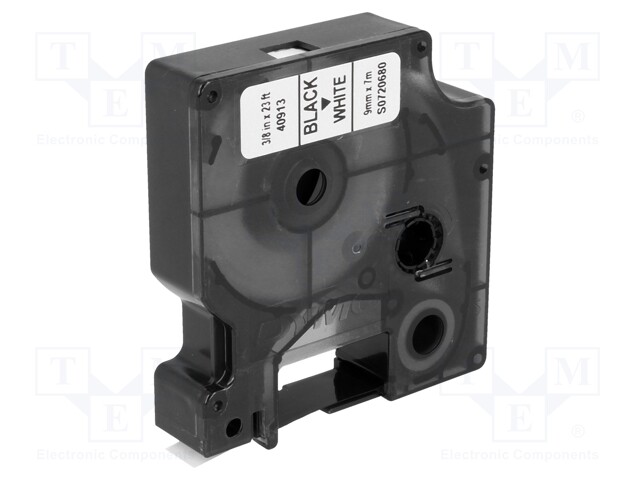 Tape; Width: 9mm; Colour: white; Character colour: black; L: 7m