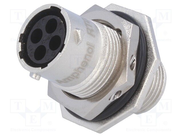 Connector: circular; Series: RT360; socket,plug; female; PIN: 4