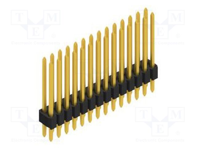 Connector: pin strips; pin header; male; PIN: 28; 1.27mm; THT; 2x14