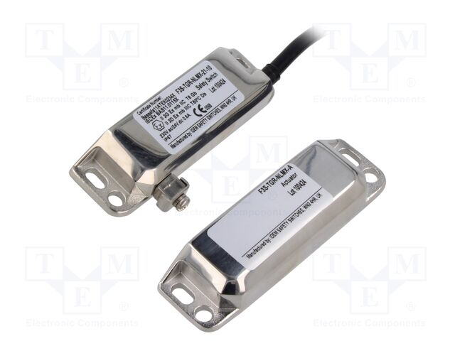 Safety switch: magnetic; NC x2 + NO; IP67; 0.2A; -20÷60°C