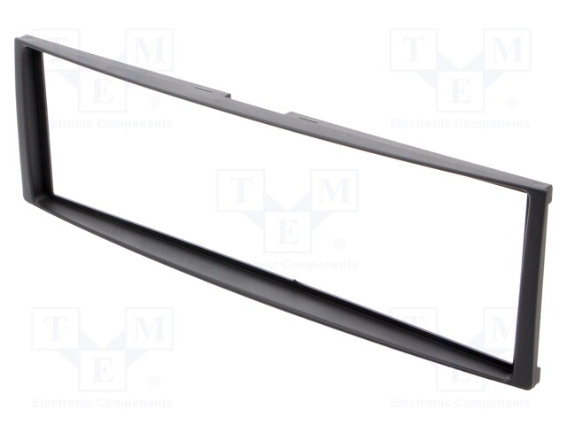 Radio mounting frame; Renault; 1 DIN; black