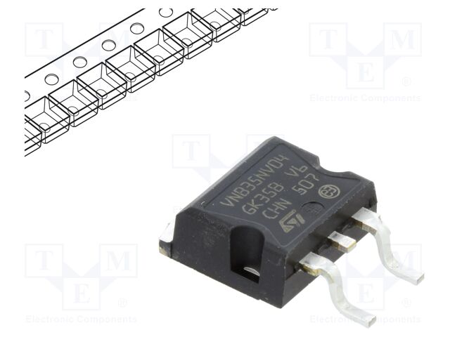 Driver; low-side; 30A; 125W; Channels: 1; D2PAK; 36V