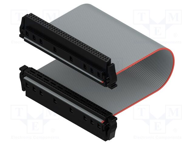 Ribbon cable with IDC connectors; Contacts ph: 1.27mm; PIN: 2x34