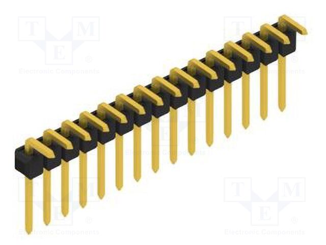 Connector: pin strips; pin header; male; PIN: 15; 2.54mm; THT; 1x15