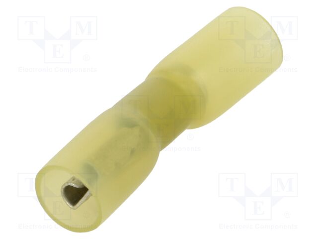 Terminal: flat; 6.3mm; 0.8mm; female; 4÷6mm2; crimped; for cable