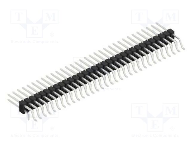 Connector: pin strips; pin header; male; PIN: 64; 2.54mm; SMT,THT