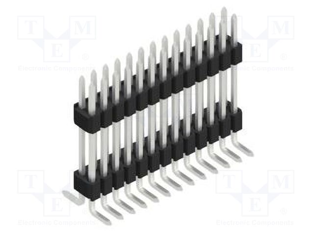 Connector: pin strips; pin header; male; PIN: 26; 1.27mm; SMT; 2x13