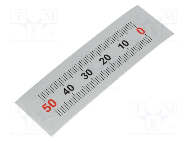 Ruler; figures horizontally arranged,self-adhesive; W: 11mm