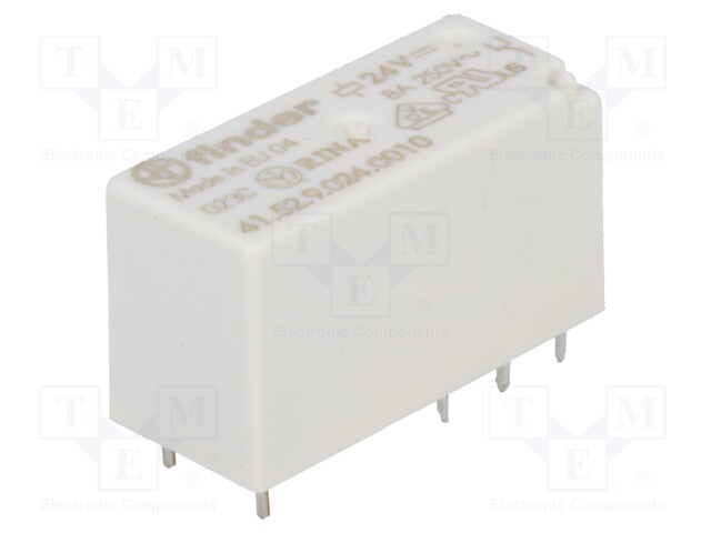 Relay: electromagnetic; DPDT; Ucoil: 24VDC; 8A/250VAC; 8A/30VDC
