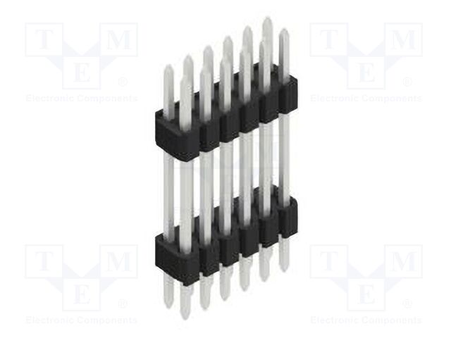 Connector: pin strips; pin header; male; PIN: 12; 1.27mm; THT; 2x6