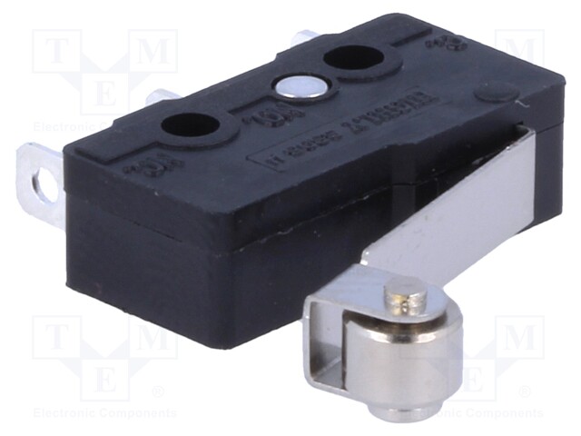 Microswitch SNAP ACTION; with lever (with roller); SPDT; Pos: 2