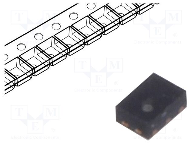 Diode: Transil array; 6.1V; 3A; common anode; 30W; MicroQFN