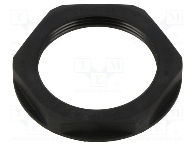 Nut; M40; polyamide; 50mm; black; Thread: metric; SKINTOP® GMP-HF-M