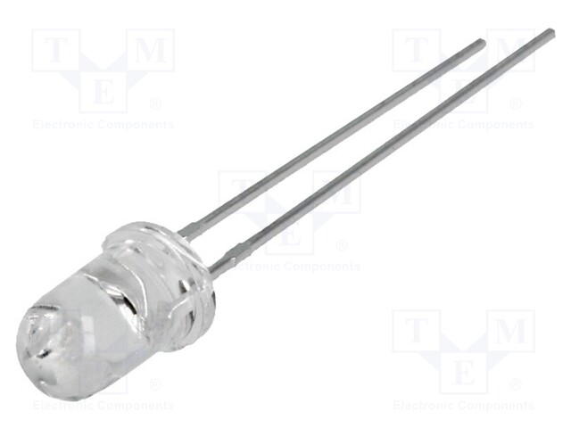 IR transmitter; 5mm; 940nm; transparent; 12mW; 20°; THT; 20mA