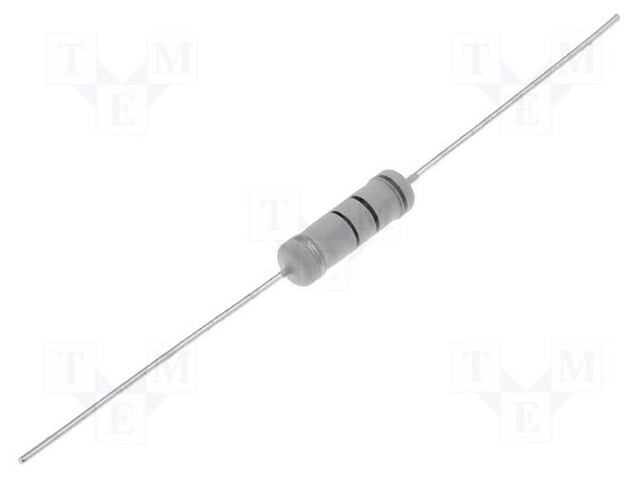 Resistor: metal oxide; THT; 6.8kΩ; 3W; ±5%; Ø5x15mm; axial