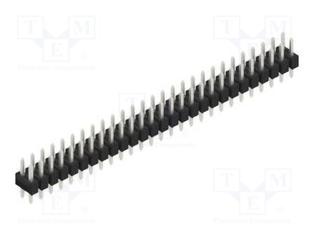 Connector: pin strips; pin header; male; PIN: 54; 2.54mm; THT; 2x27