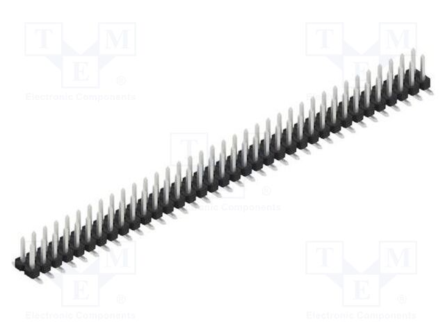 Connector: pin strips; pin header; male; PIN: 72; 2.54mm; SMT; 2x36