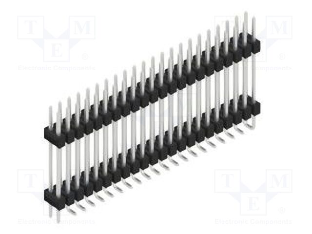 Connector: pin strips; pin header; male; PIN: 44; 2.54mm; SMT; 2x22