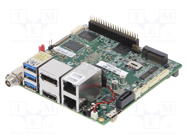 Single-board computer; RAM: 4GB; Flash: 32GB; 101.6x101.6mm; eMMC