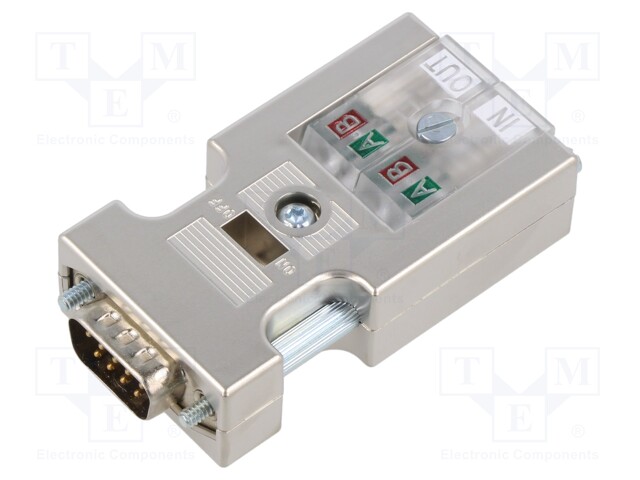 D-Sub; PIN: 9; FC cable; Profibus; straight; IDC; for cable