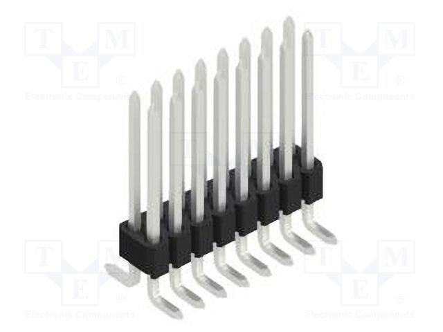 Connector: pin strips; pin header; male; PIN: 16; 1.27mm; SMT; 2x8