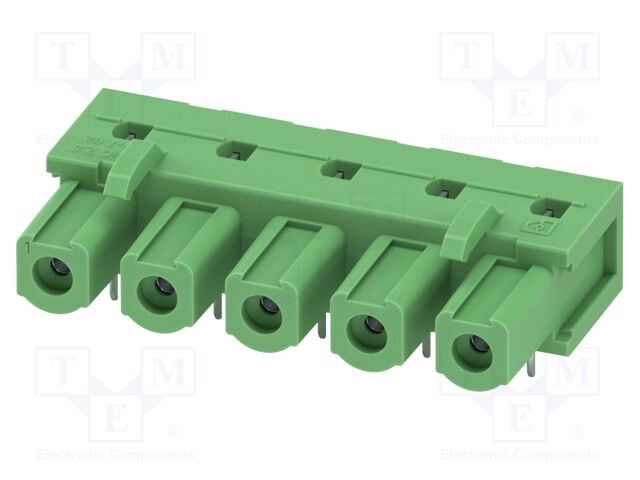 PCB headers, nominal cross section: 2.5 mm?, color: green, n