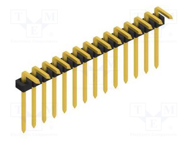 Connector: pin strips; pin header; male; PIN: 14; 2mm; THT; 1x14