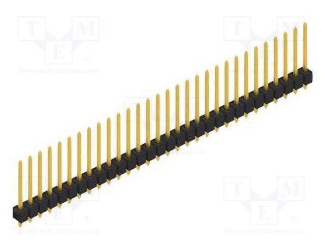 Connector: pin strips; pin header; male; PIN: 30; 2.54mm; THT; 1x30