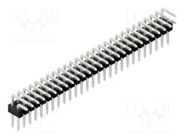 Connector: pin strips; pin header; male; PIN: 54; 2.54mm; THT; 2x27