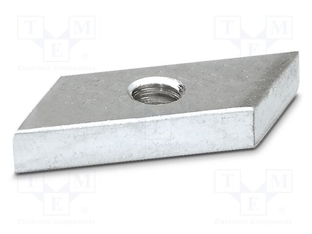 Fixing element; L: 4mm; W: 9.9mm; H: 19mm; Body: silver