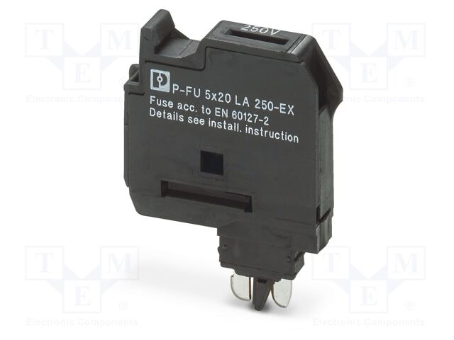 Connector: plug-in; 6.3A; 500V; PA; L: 25mm; W: 6.2mm; H: 28mm