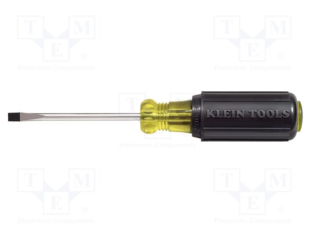 Screwdriver: standard; slot; SL 3/16"; Blade length: 76mm