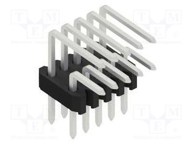 Connector: pin strips; pin header; male; PIN: 10; 1.27mm; THT; 2x5