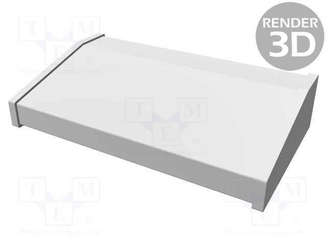 Enclosure: desktop; 1456; X: 356mm; Y: 211mm; Z: 76mm; aluminium; blue