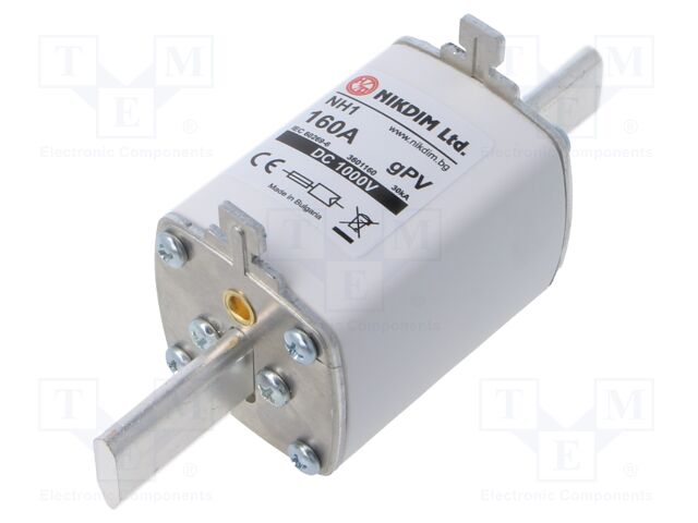 Fuse: fuse; gPV; 160A; 1kVDC; industrial; NH1