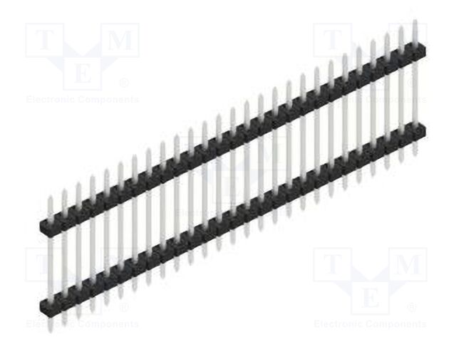 Connector: pin strips; pin header; male; PIN: 27; 2mm; THT; 1x27
