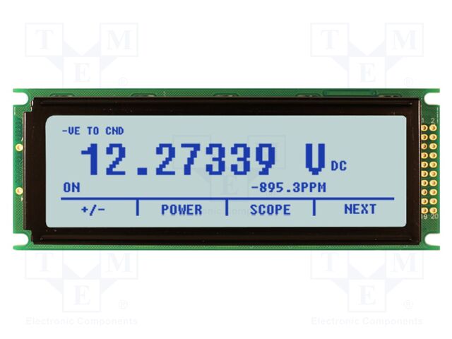 Display: LCD; 240x64; grey; 118x45mm; LED; Interface: 8bit,parallel