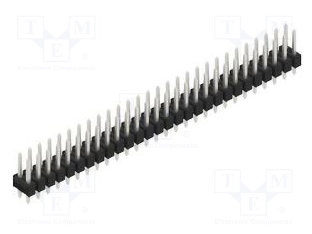 Connector: pin strips; pin header; male; PIN: 56; 2.54mm; THT; 2x28