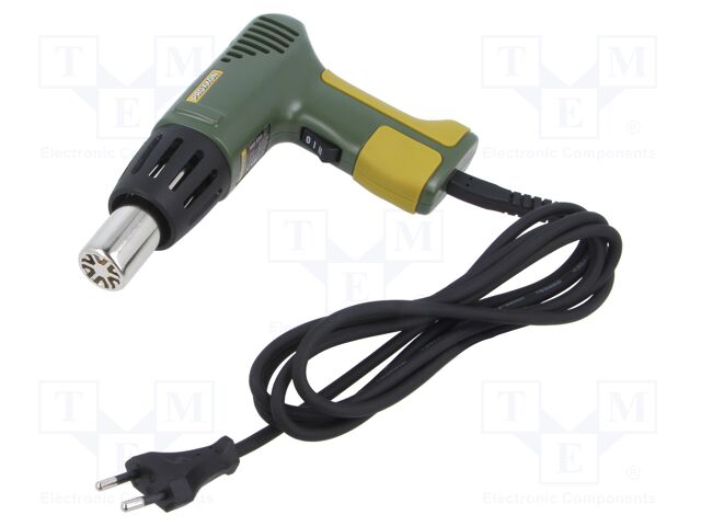 Electric hot shrink gun; 500W; 180l/min; Plug: EU; 230VAC
