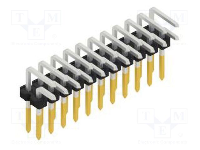 Connector: pin strips; pin header; male; PIN: 22; 2.54mm; THT; 2x11