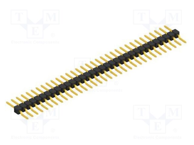 Connector: pin strips; pin header; male; PIN: 33; 2.54mm; SMT; 1x33